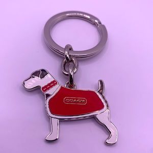 Coach Puppy Dog Keychain